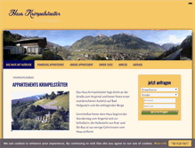 Tablet Screenshot of krimpelstaetter.info